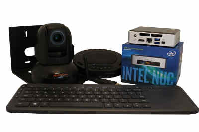 Click for large view of a the HC-TEAM-VCS and other included accessories.