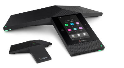 Click for a large view of the Polycom Trio with Expansion Mics.